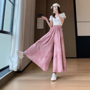 Women’s High Waist Wide Leg Culottes