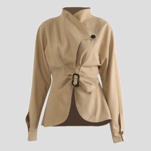 Women’s Asymmetrical Ruffled Jacket