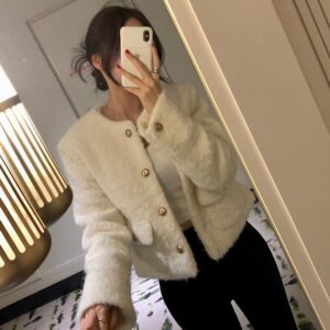 Women’s Retro Single-Breasted Wool Coat