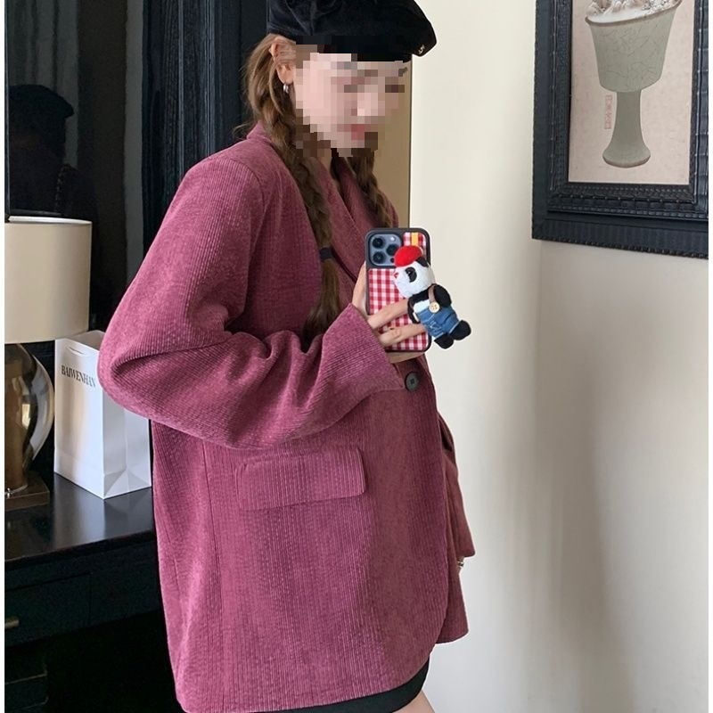 a57f9085-a87a-4395-825a-ddc6e8d6f7c1.jpg Women's Chic Casual Padded Blazer - Image 2