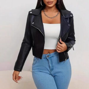 Premium Women’s Faux Leather Jacket