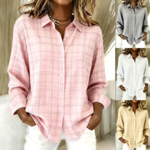 Women’s Plaid Button-Up Shirt